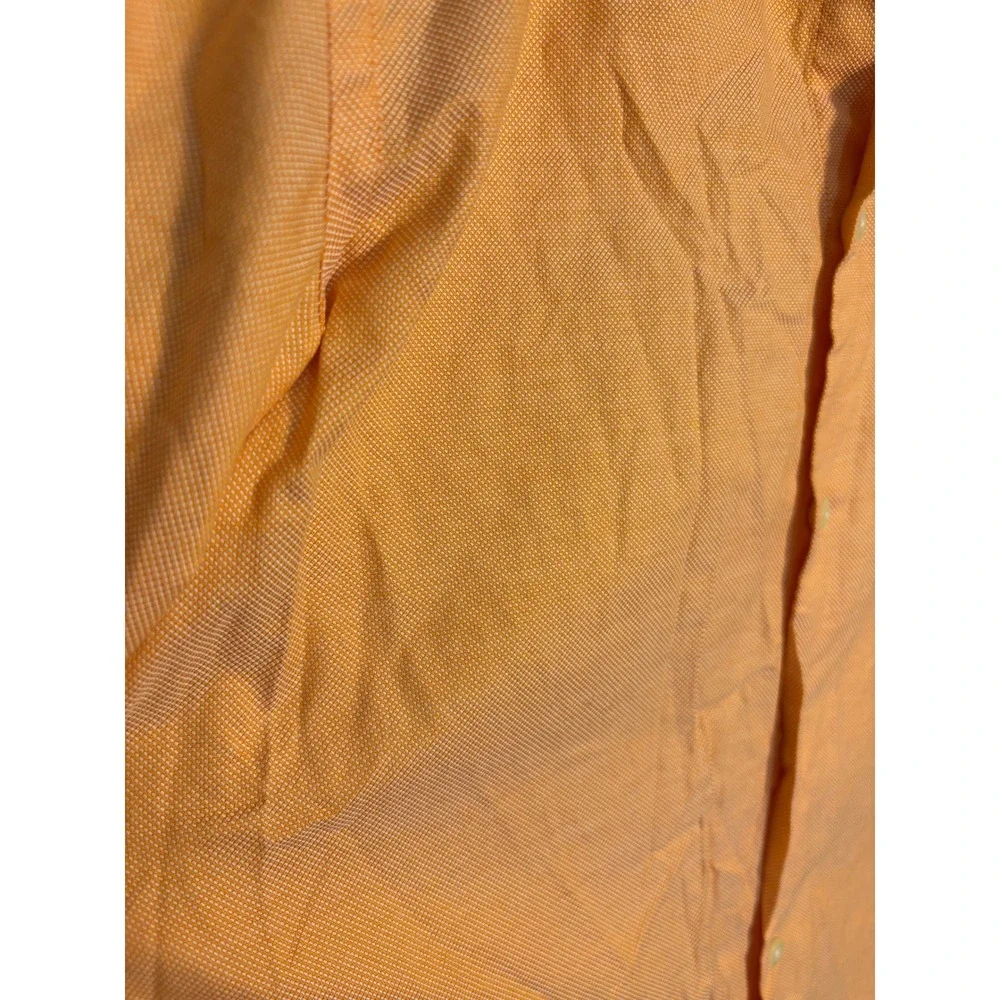 Banana Republic Orange Egyptian Cotton Dress Shirt Men's M 15-15.5‎ Fitted